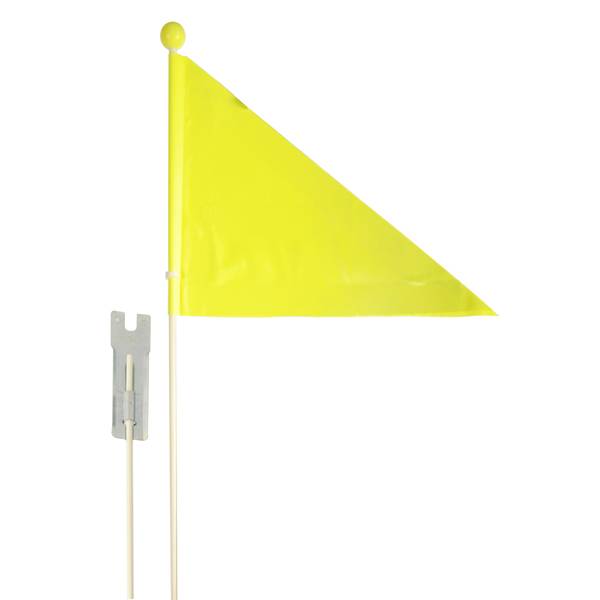 OXC Reflexion Flagge 1.5m Befestigung Hinterachse - Gelb kaufen bei HBS