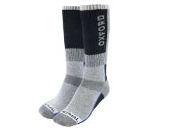 Oxford Thermal Oxsocks Regular Cycling Socks Black/Gray - L