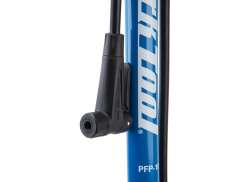ParkTool PFP10 Golvpump Med Manometer 11bar Sv/Pv - Bl/Svart