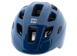 PexKids Barn Sykkelhjelm Bl&aring; - M 52-56 cm