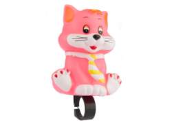 PexKids Childrens Bicycle Horn Cat - Pink