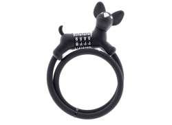 PexKids Flappie - Waakhond Трос С Замком 60cm - Черный