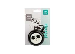 PexKids Kinder Fahrradklingel Panda - Schwarz/Wei&szlig;