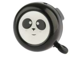 PexKids Kinder Fietsbel Panda - Zwart/Wit