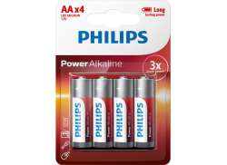 Philips Батарея Карандашного Типа Батареи LR6 (AA) Powerlife (4)