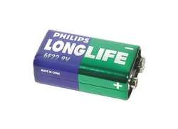 Philips Batterij 6F22 Longlife 9 Volt