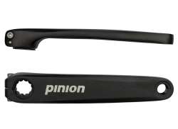 Pinion クランク アーム セット E-バイク 175mm アルミニウム - ブラック