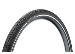 Pirelli Ciclo-e Alb Anvelopă 28 x 1.60&quot; Reflectorizant - Negru