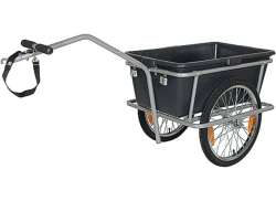 Point Bike Trailer Big Cargo Trailer 90L Steel Gray