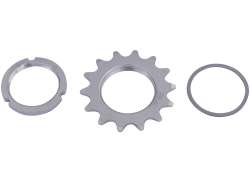 Point Sprocket 14T with Thread 1/8 Inch - Chromed