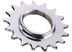 Point Sprocket 14T with Thread 1/8 Inch - Chromed