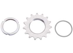 Point Sprocket 15T with Thread 1/8 Inch - Chromed