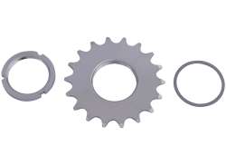 Point Sprocket 18T with Thread 1/8 Inch - Chromed