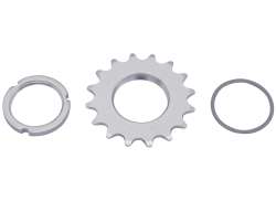 Point Tandwiel 16T met Draad 1/8 Inch - Verchroomd