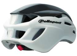 Polisport Aero Road Helmet Matt White/Black/Yellow - L 58-61