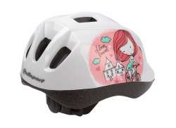 Polisport Bambini Casco Per Bambini Princess Bianco - Dimensione XS 46-53cm