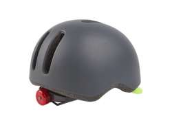 Polisport Commuter Helmet Matt Gray/Fluo Yellow - L 58-61cm