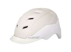 Polisport E'City Capacete De Ciclismo Wit/Creme