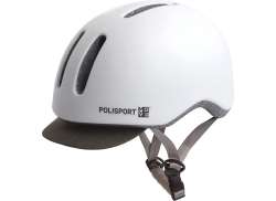 Polisport Городской Велосипедист Шлем Матовый Белый/Серый - M 54-58cm