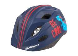 Polisport ジュニア Be Cool サイクリング ヘルメット ブルー/レッド - S 52-56 cm
