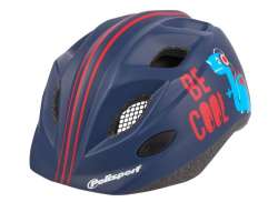 Polisport ジュニア Be Cool サイクリング ヘルメット ブルー/レッド - S 52-56 cm