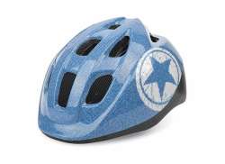 Polisport Junior Casco Per Bambini Jeans Blue