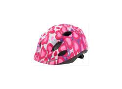 Polisport Junior Glitter Hearts Cycling Helmet Pink - S 52-5