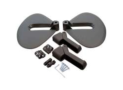 Polisport Junior Poggiapiede Incl. Piastra Di Protezione - Nero