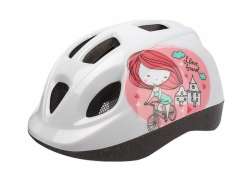 Polisport Niños Casco Para Niños Princesa Blanco - Talla XS 46-53cm