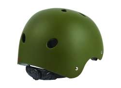 Polisport Tag 骑行头盔 哑光 绿色/橙色 - 53-55cm