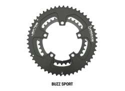 Praxis Buzz Sport 110BCD Chainring 12S 52/36T 110mm - Bl