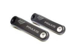 Praxis E-Bike Crank Arms 165mm Carbon Isis/Spline - Black