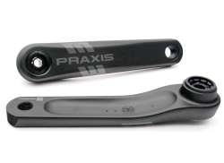 Praxis E-Bike Kranks&aelig;t 160mm Isi/Not Alu - Sort