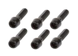 Praxis Turn Stem Bolts 5mm Hex - Black (6)