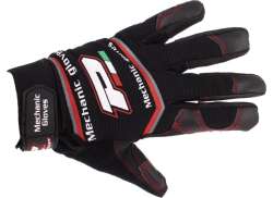 Pro-Grip Mechanic Handschoen Zwart/Rood