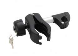 Pro-User Frame Holder Lockable 30mm Aluminum - Black/Silver