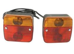 Pro User Rear Light Set For. Dafa 3 - Red/Orange