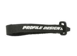 Profile Design Velcro Sangle Pour. Aerodrink - Noir