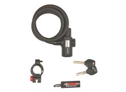 Python 90/12 Cable Lock With Holder 90cm 12mm - Black