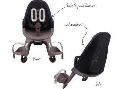 Qibbel Air Bicycle Childseat Front For. Stem - Light Brown