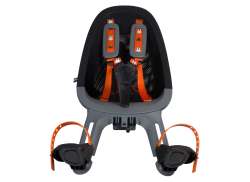 Qibbel Air Cadeira Infantil De Bicicleta Traseiro - Miffy Cinzento/Preto