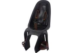 Qibbel Air 自行车儿童座椅 货架 附件 - 黑色/棕色