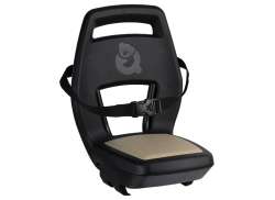 Qibbel Júnior 6+ Asiento Para Niño Trasero Portabicicletas Acoplamiento -Negro/Khaki