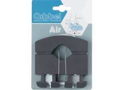 Qibbel Sykkelstyre Adapter A-Head For. Air Mini - Svart