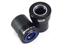 球 BB30A 十字 陶瓷 适配器 24mm GXP - 黑色