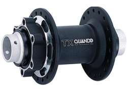 Quando KT-TW2F Moyeu Avant 36G Ø20/110mm 6G Alu - Noir