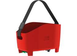 Racktime Basket Bag ME - 15L Snap-It Adaptor - Red