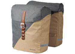 Racktime Heda 2.0 Double Pannier 24L - Desert Sand/Gray