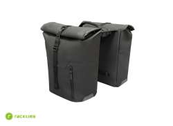 Racktime Virgil 2.0 Dubbele Fietstas 34L - Zwart