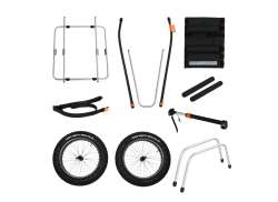 Reacha Sport Beach 10101404 Rulotă Pentru Bicicletă - Argintiu/Negru